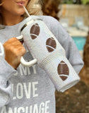 Rhinestone Football 40oz Tumbler