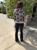 Black Bow Horseshoe Western Sweater
