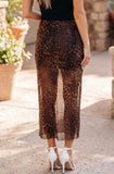 Wild Side Mesh Maxi Skirt