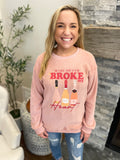 Wine Never Broke My Heart Ribbed Longsleeve