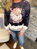 Santa Graphic Sweatshirt