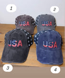 USA Distressed Hat