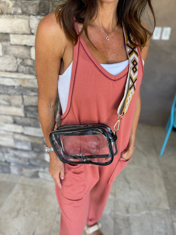 Clear Purse with Adjustable Strap