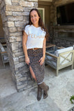 White Knit Yeehaw Crew Neck Sweater