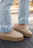 Oatmeal Sherpa Slipons