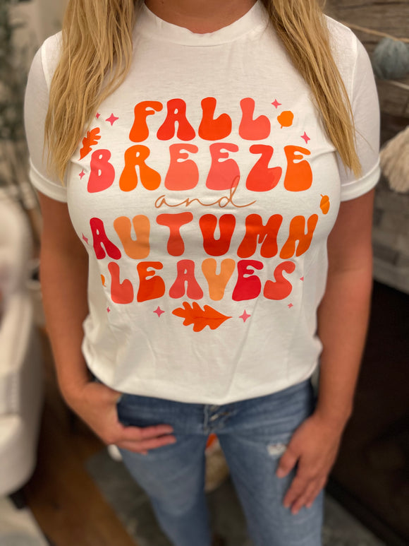 Fall Breeze & Autumn Leaves Tee