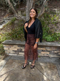 Wild Side Mesh Maxi Skirt