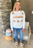 Pumpkin Ribbed Knit Sweater