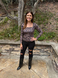 Leopard Slim Long Sleeve