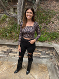 Leopard Slim Long Sleeve