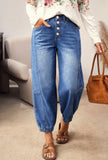 Loose Fit 4 Button Jeans