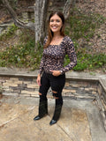 Leopard Slim Long Sleeve