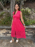 Pretty in Pink Lace Dress