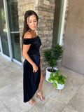 Black Velvet Dress