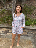 Pink Camo Waffle Knit Set