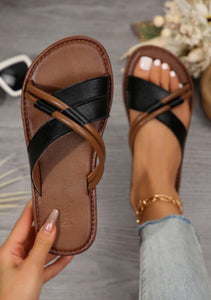 Black Brown Sandal