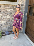 Orchid Wrap Dress