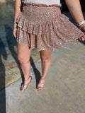 Champagne Sequin Skort