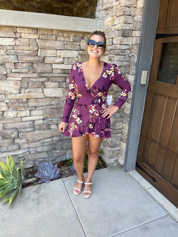 Orchid Wrap Dress