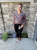 Floral Print Blouse